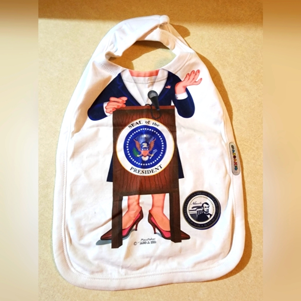 Just Add a Kid Presidential Bib